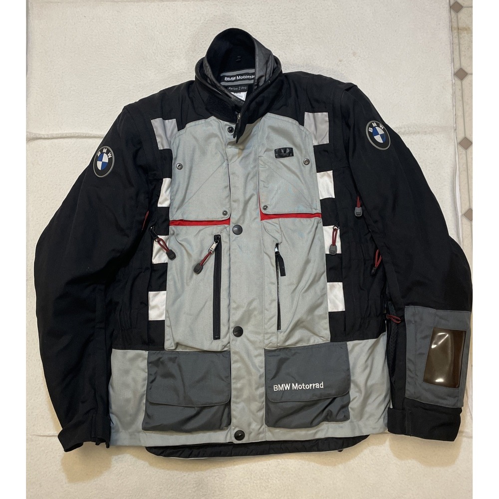 BMW Motorrad Rallye 2 Pro Armored Motorcycle Jacket Size 44US Touring W/Liner